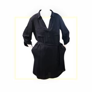 New York and Company Dress Navy Size Small